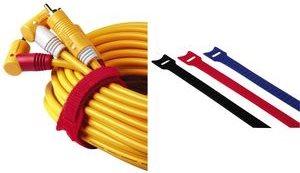 Actual product image Hama Velcro cable ties, 12 pieces (Plastic cable ties, 200 mm, 12 pcs.)