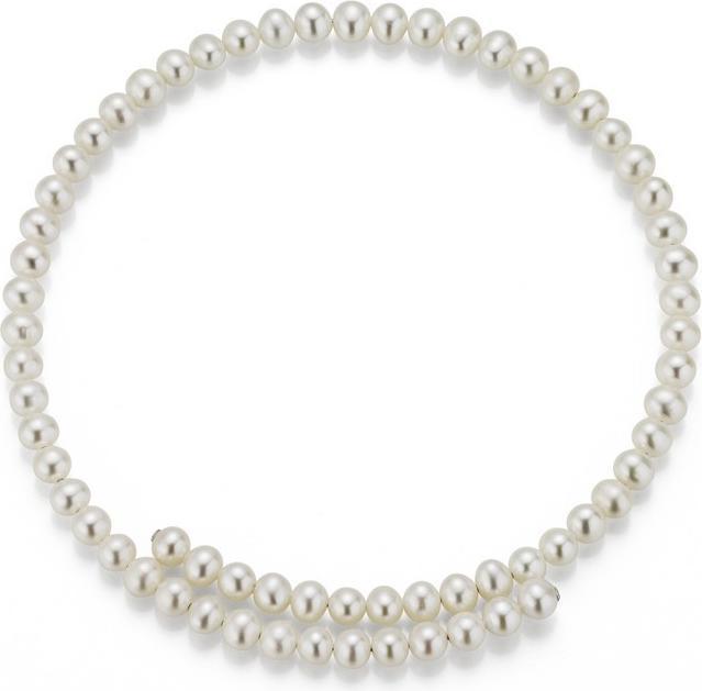Actual product image Adriana la mia Perla choker (Silver)