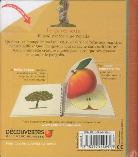 Produktbild Le paresseux (Französisch, Peyrols Sylvaine, 2013)