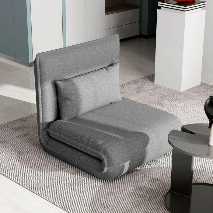 Produktbild Swisshandel24 Bodensofa 3-in-1 Klappbar Schlafsofa, Gepolstert Sofabett mit Schlaffunktion (Bettsofa)