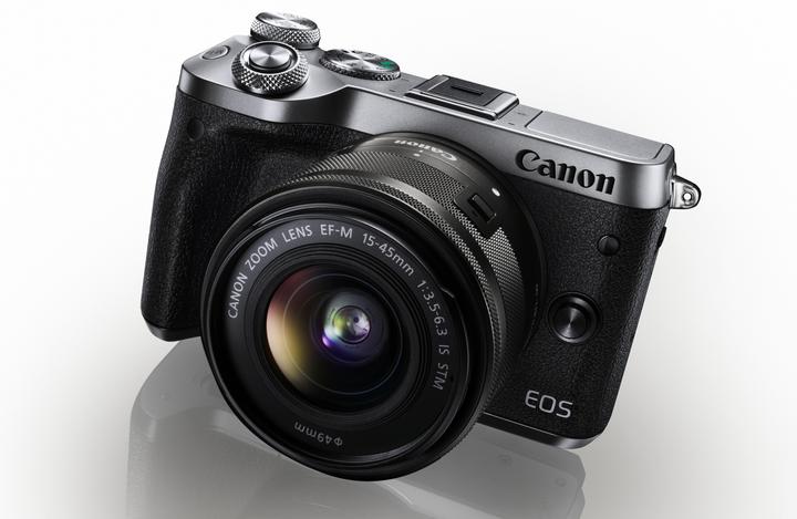 Produktbild Canon EOS M6 Kit - Import (15 - 45 mm, 24.20 Mpx, APS-C / DX)