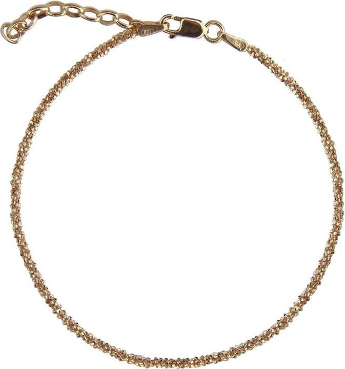 Immagine prodotto Jeberg Jewellery Bracciale con papavero (17 cm, Argento 925 placcato oro 14K)