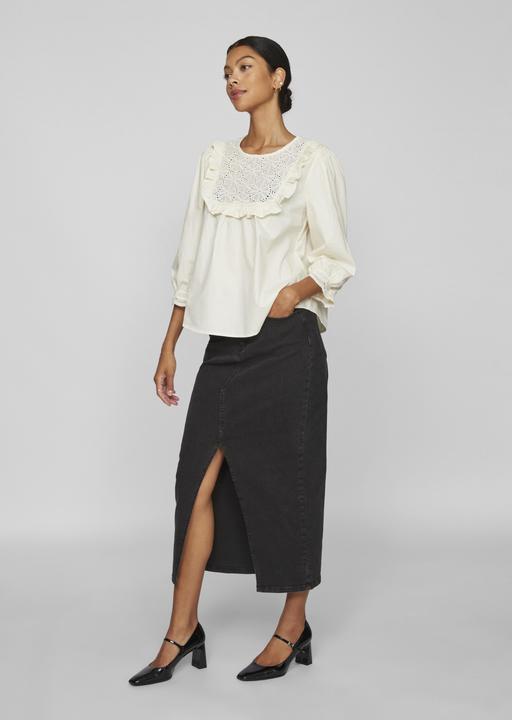 Actual product image Vila Round neck top with 3/4-length sleeves (36)