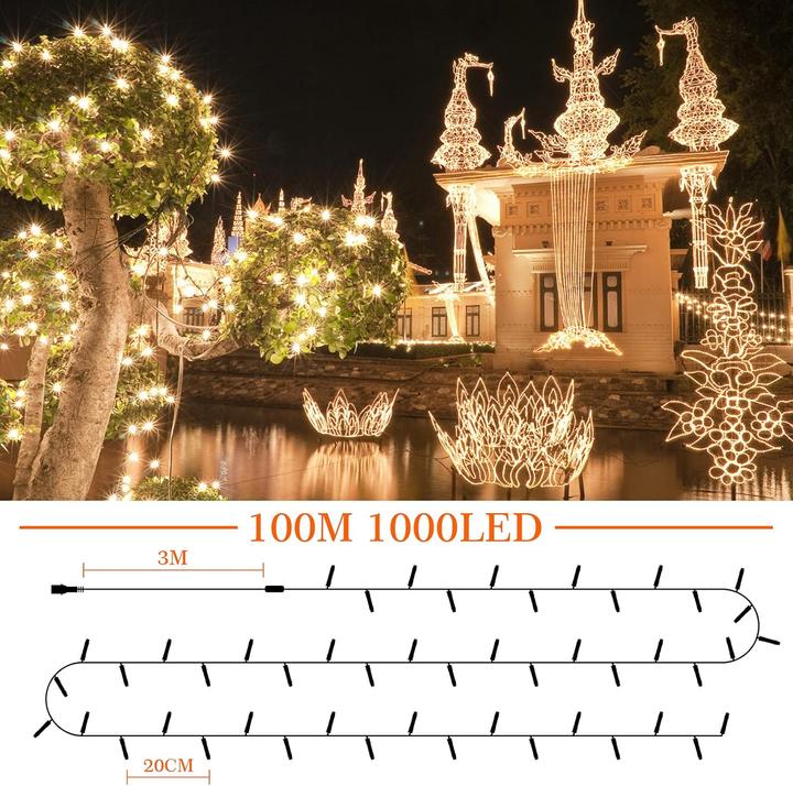 Produktbild Elktry Weihnachtsbeleuchtung (100 m)