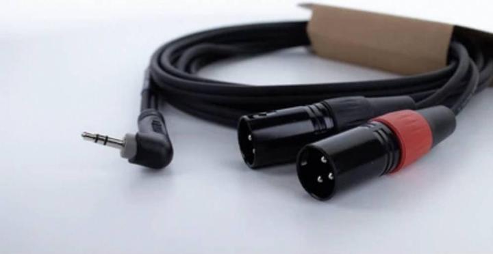 Produktbild Cordial EY 3 WRMM XLR Y-Adapter (1x Klinkenstecker 3.5 mm - 2x XLR-Stecker 3 pol (3 m)