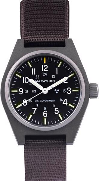 Actual product image Marathon General Purpose Quartz with Tritium (GPQ) (Analogue wristwatch, Swiss made, 34 mm)