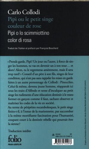 Produktbild Pipi ou Le petit singe couleur de rose (Französisch, Italienisch, Collodi Carlo, 2018)