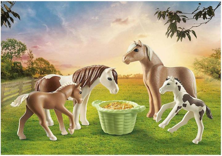 Image du produit Playmobil 2 poneys islandais avec leur poulain (71000, Playmobil Country)