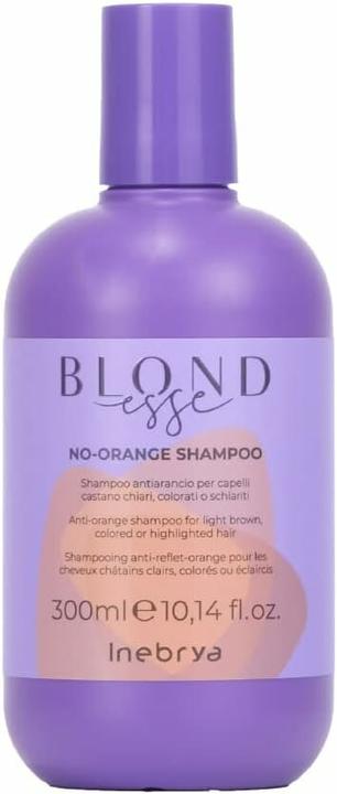 Produktbild Inebrya ONDESSE No-Orange Shampoo (light chestnut. dyed or lightened hair) - Anti-orange reflection (300 ml, Flüssiges Shampoo)