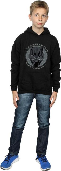 Actual product image Boys Black Panther Made in Wakanda Hoodie (152, 158)
