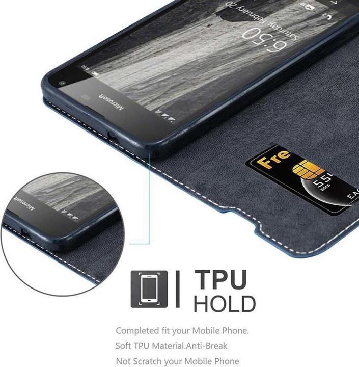 Productafbeelding Cadorabo Boek X Portemonnee Hoesje (Microsoft Lumia 650)