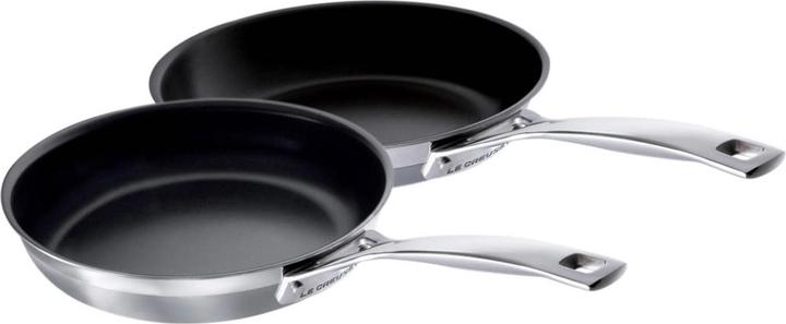 Produktbild Le Creuset Bratpfannen Set 2-tlg. (24 cm, Pfannenset + Topfset, Edelstahl)