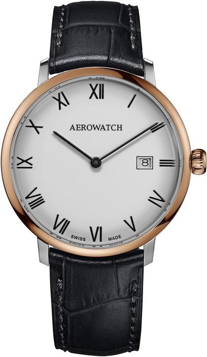 Image du produit Aerowatch Heritage Slim (Swiss Made, Montre analogique, 40 mm)