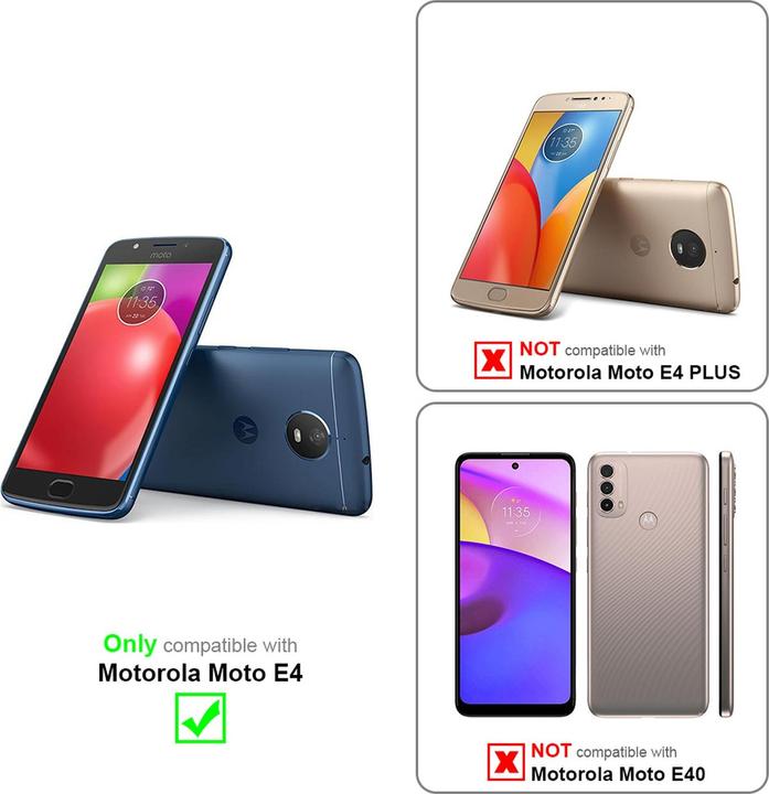 Produktbild Cadorabo Vollbild Displayschutzglas (1 Stück, Motorola Moto E4)