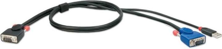 Lindy KVM System Cable KVM Switch Combo Series USB 1m. HD15M - HD15M+USB-AM, 3m