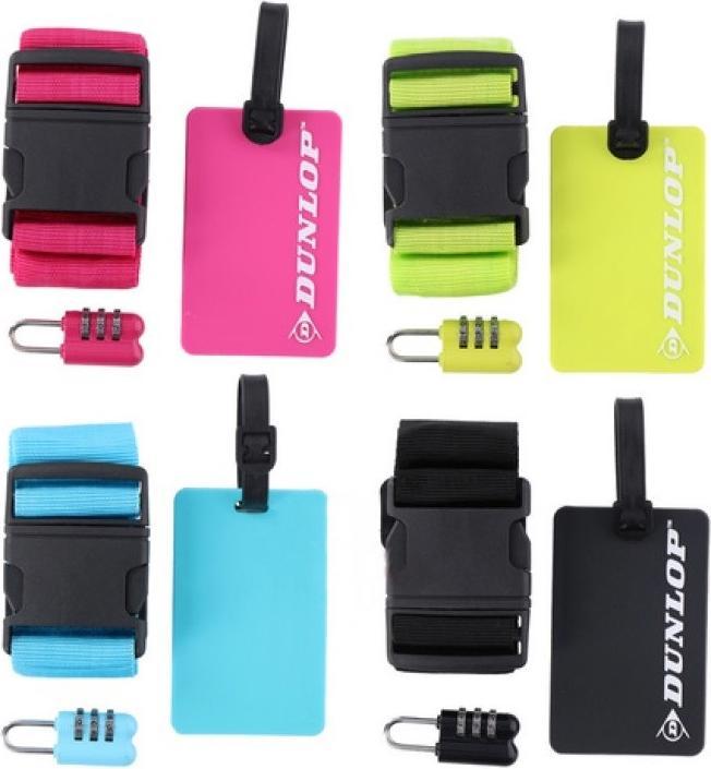 Actual product image Dunlop Luggage set (Case strap, Locks & Trailers)