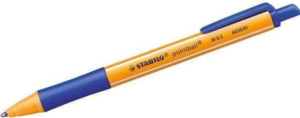 Produktbild STABILO pointball Druck-Kugelschreiber (Blau, 1 x)
