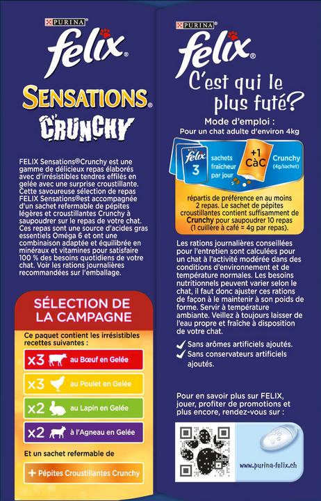 Actual product image Felix Sensations (Adult, 10 pcs., 85 g)