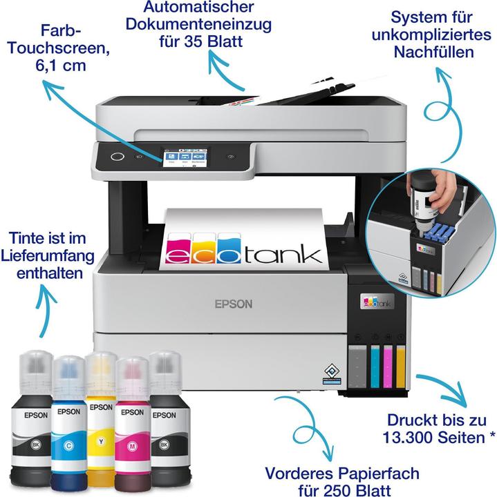 Image du produit Epson EcoTank ET-5150 (Réservoir d'encre, Couleur)