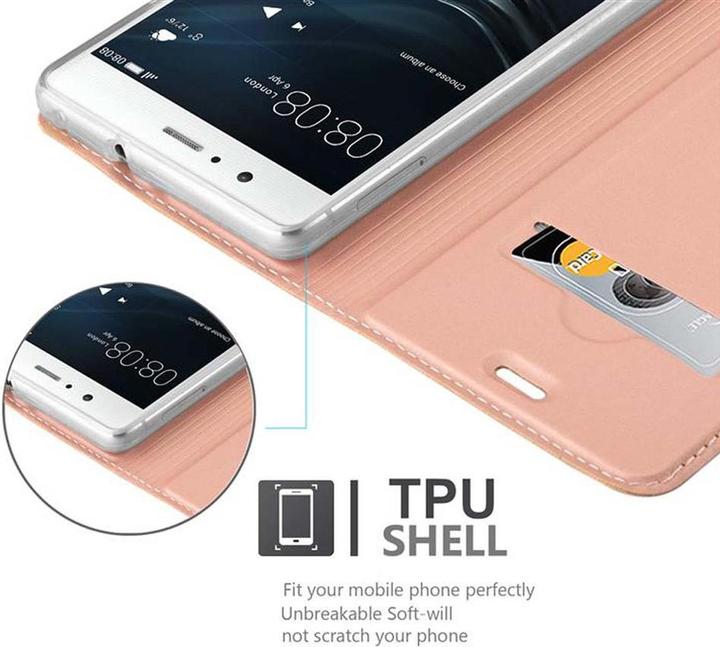 Actual product image Cadorabo Book Classy Style Cover (Huawei P9 Lite)