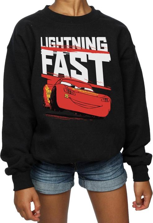 Image du produit Disney - Sweat CARS LIGHTNING FAST - Fille (140, 146)