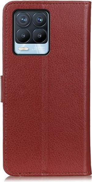 Actual product image MU Classic Litchi Leather Bookcover Series (Realme 8 Pro, realme 8)