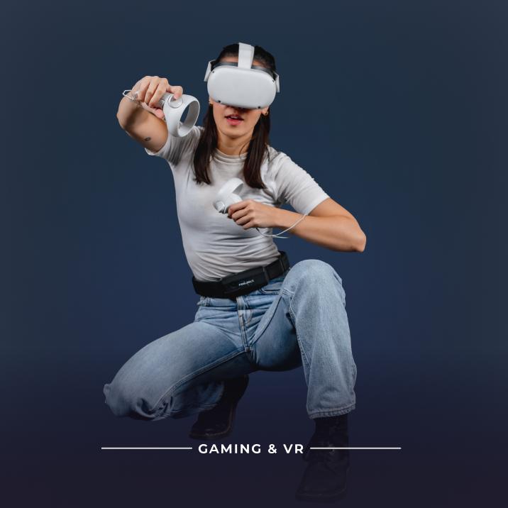 Actual product image Feelbelt Haptic Feedback Belt - Size 2 (PS4, Switch, PS5, PC)
