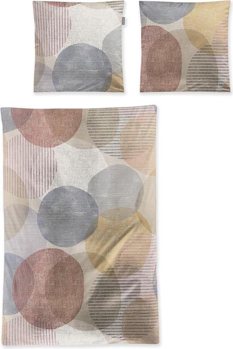 Image du produit Irisette Flausch-Cotton linge de lit zibeline cuivre 8553 (Set de linge de lit, 155x220 cm + 80x80 cm)
