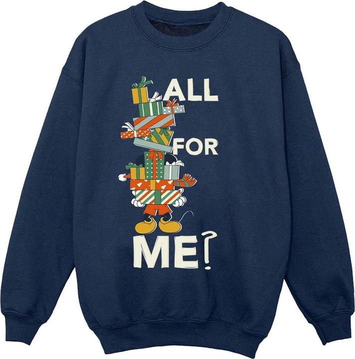 Disney Mickey Mouse Presents All For Me Sweatshirt Mädchen