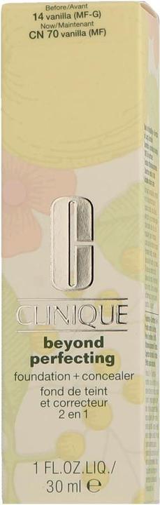 Actual product image Clinique Beyond Perfecting Foundation + Concealer (CN70 Vanilla)