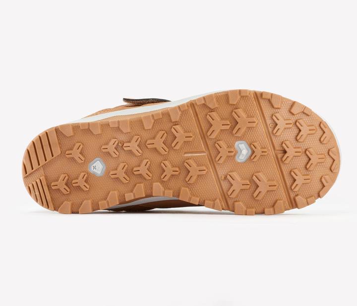 Produktbild Quechua Wanderschuhe Kinder Gr. 28–34 niedrig Klettverschluss Wandern - NH500 braun/blau (34)