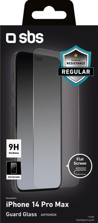 Actual product image SBS Guard Glass (1 Piece, Apple iPhone 14 Pro Max)