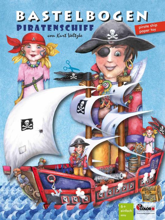 Actual product image Pirate ship craft sheet with pirates and