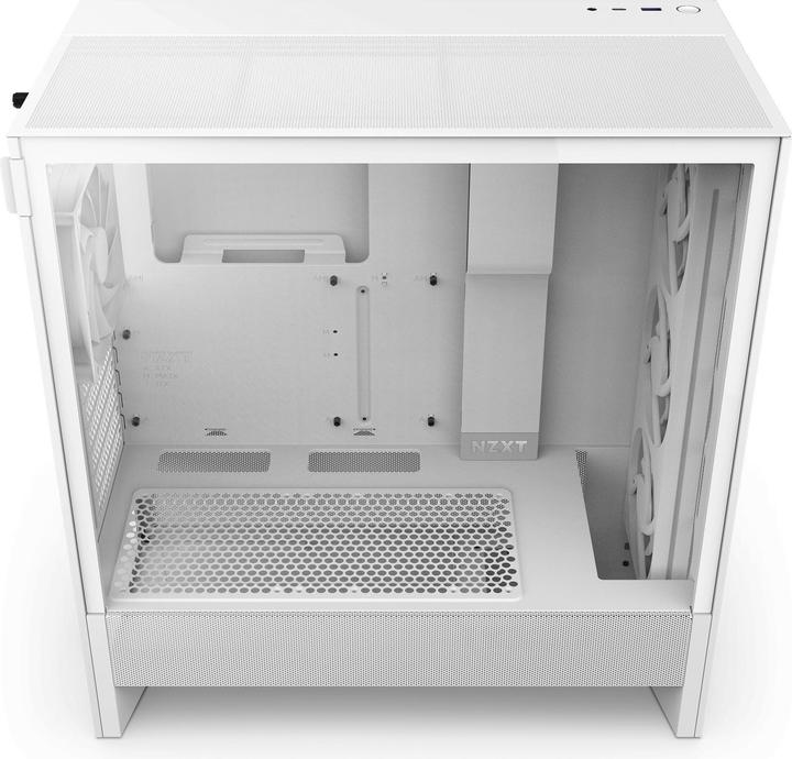 Produktbild NZXT H5 Flow RGB ( 2024 ) (weiss, Tempered Glass) (ATX, mATX, E-ATX, Mini-ITX)