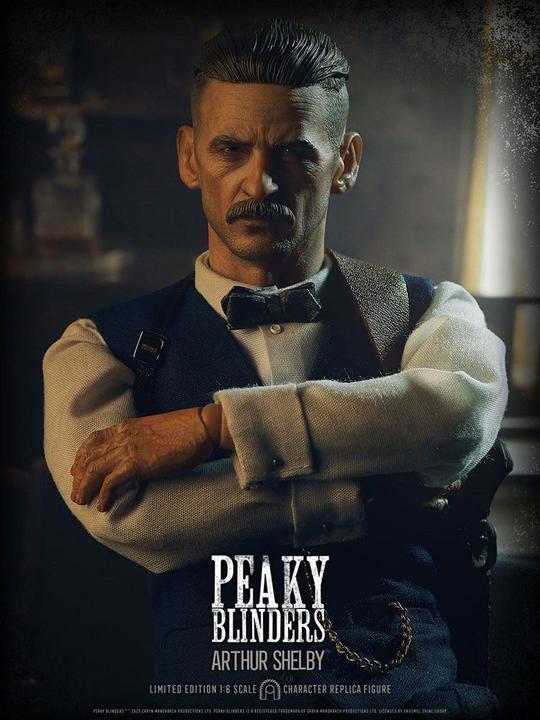 Actual product image Big Chief Studios Peaky Blinders Action Figure 1/6 Arthur Shelby Limited Edition 30 cm