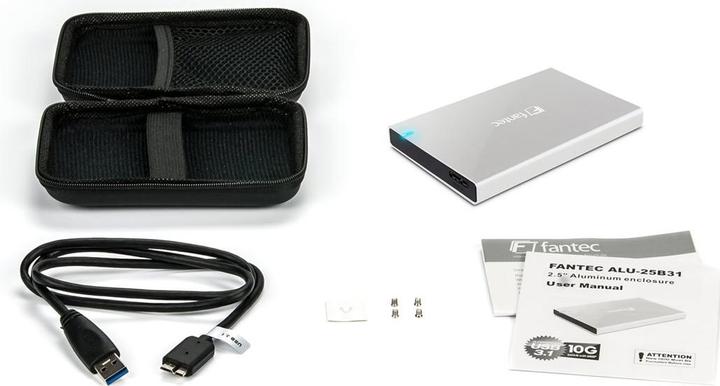 Image du produit Fantec ALU-25B31 ARGENT (2.5")