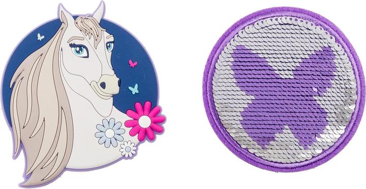 Schneiders Badges Horse + Butterfly, 2 Stück (Zusätzliche Polsterung)