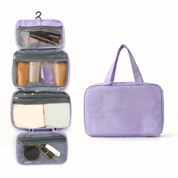 Immagine prodotto Only-Bags.Store Borsa da toilette Borsa pieghevole impermeabile Borsa per cosmetici make-up