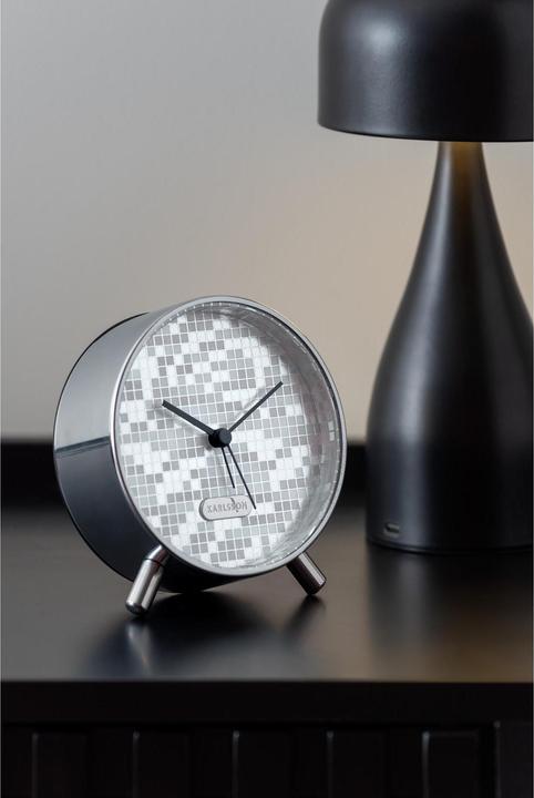 Produktbild Karlsson Klassischer Wecker Disco Bling Bling 11 cm, Silber