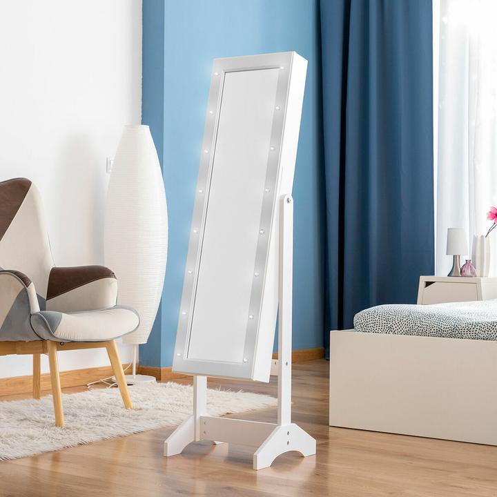 Produktbild InnovaGoods Standspiegel-Schmuckkästchen mit LED