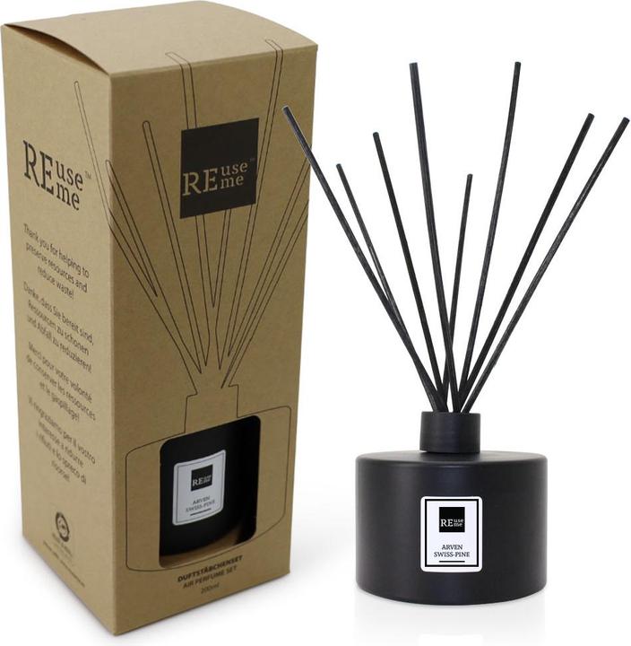 Actual product image ReUseMe Duftstäbchenset Arve, Zirbe, Swiss Pine (200 ml)