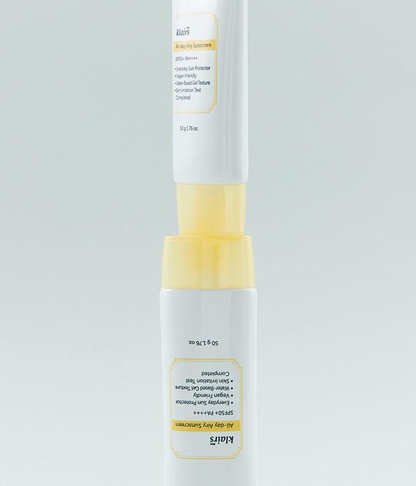 Image du produit Klairs All-day Airy Sunscreen (Crème solaire, SPF 50+, 50 ml)