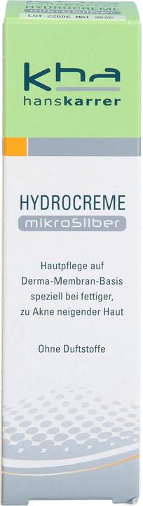Hans Karrer Hydrocreme Mikrosilber bei normaler bis fettiger Haut, 75 ml Creme (75 ml)