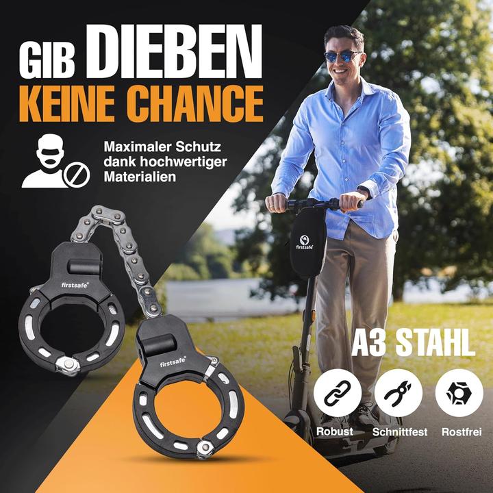Image du produit Firstsafe E-Scooter Handschellenschloss