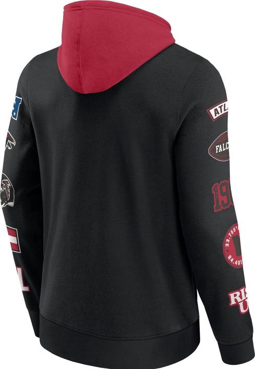 Immagine prodotto Fanatics Felpa con cappuccio con stampa sulle maniche Atlanta Falcons NFL - S (S)
