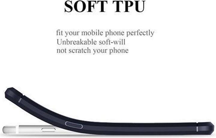 Produktbild Cadorabo TPU Ultra Slim carbon edelstahl Kombi Cover (Apple iPhone 6 Plus, Apple iPhone 6s Plus)