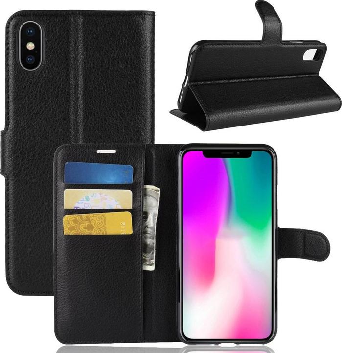 Cover-Discount Leder Hülle mit Kartenfach (Apple iPhone XR)