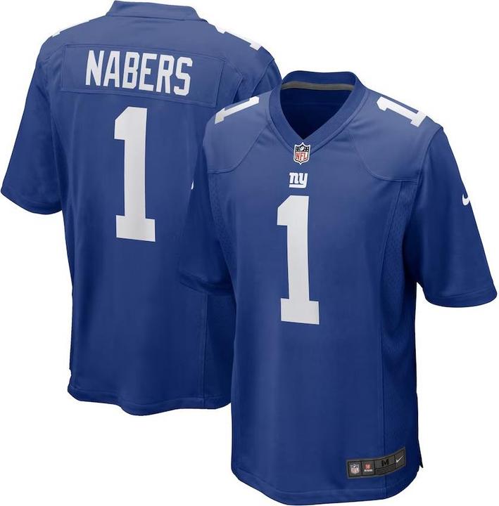 Nike New York Giants Home Jersey Malik Nabers 1 XL (XL)