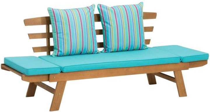 Immagine prodotto Greemotion Panchina funzionale Tobago, blu, 2 posti a sedere