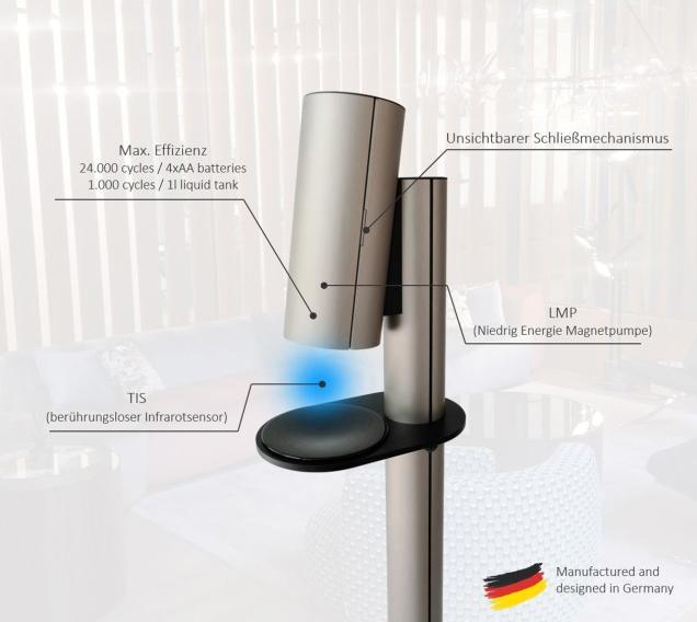 Immagine prodotto starmix Distributore di disinfettante, modello da pavimento, DSH S Champagne